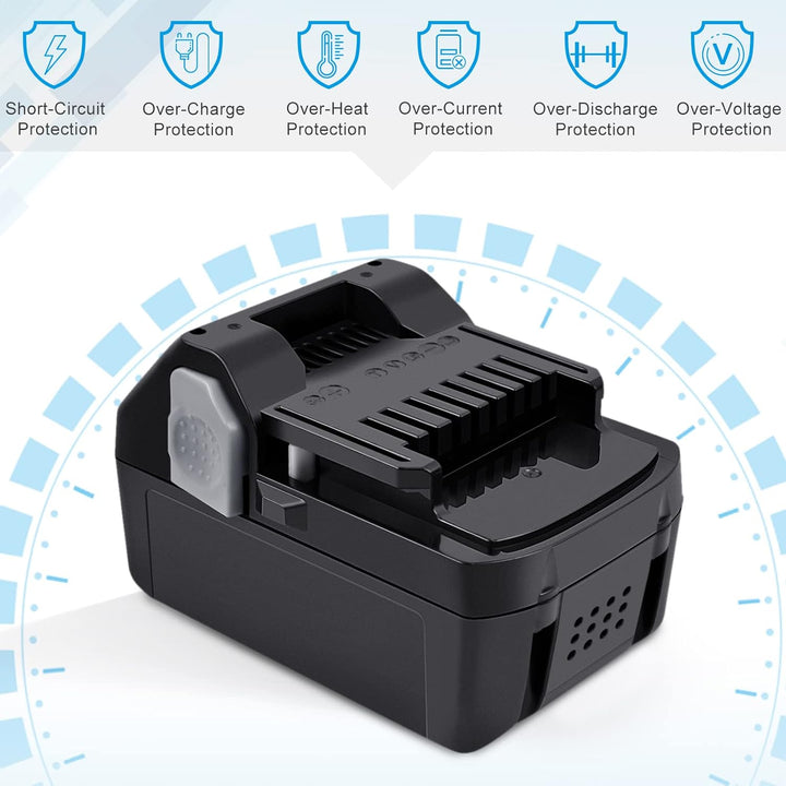 iPrize 18V 5000mAh Ersatzakku für Hitachi 339782 BSL1830C BSL1815X BSL1815S BSL1830 330139 330557