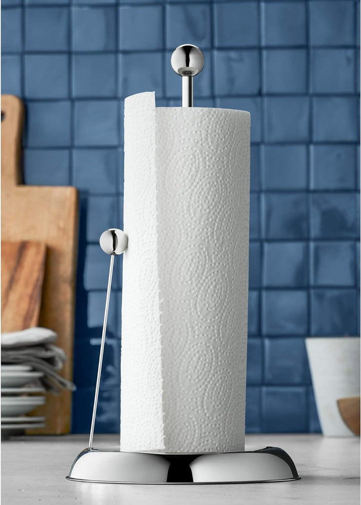 WMF Gourmet Küchenrollenhalter stehend 31 cm, Cromargan Edelstahl poliert, spülmaschinengeeignet Sin