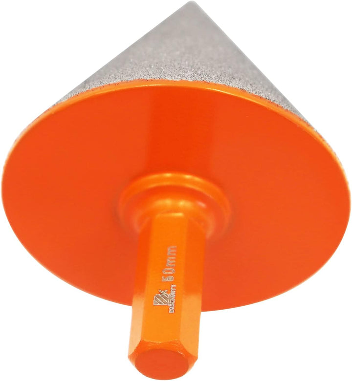 Diamant Fasenbohrer 50mm - BRSCHNITT Diamant Fasenbits Fingerfräser zum Vergrössern Löcher in Fliese