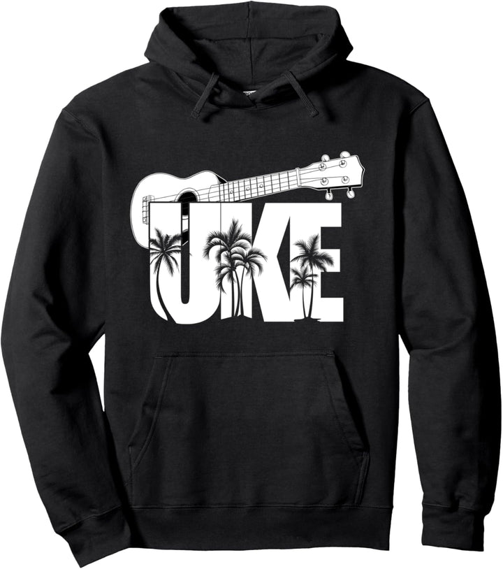 Ukulele Uke Musik Gitarre Pullover Hoodie