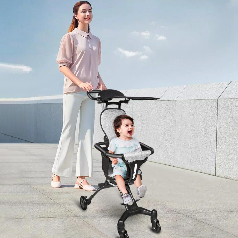 homewell Baby Kinderwagen klappbar, Buggy Kinderbuggy Faltbar mit Sonnendach, ab 6 Monate bis 22 kg,