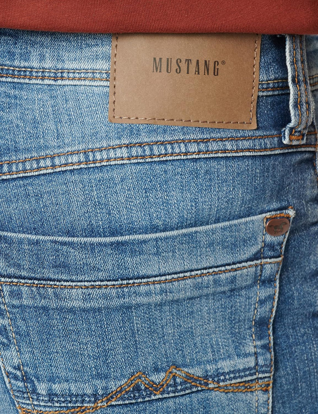 MUSTANG Herren Washington Jeans 31W / 34L Mittelblau 583, 31W / 34L Mittelblau 583