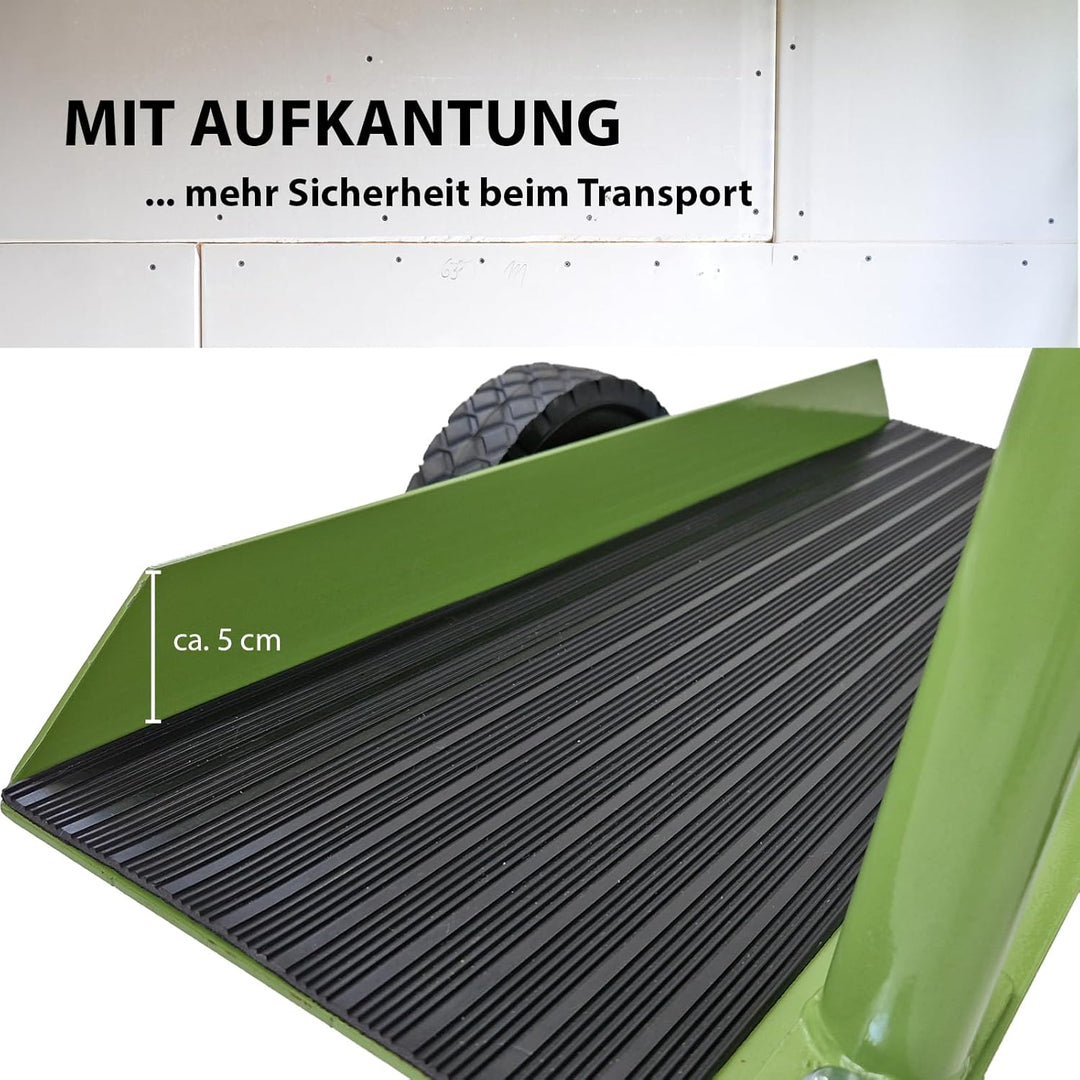 TRUTZHOLM Plattenwagen Stahl pulverbesichtet rostfrei Tragkraft 300 kg Aufstellbreite 18 cm Aufstell