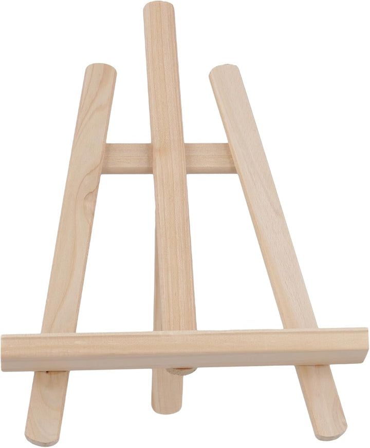 6 Stück Mini Staffelei Holz, 21 x 28cm Tischstaffelei, Kiefernholz Kleine Staffelei für Malerei, Aus