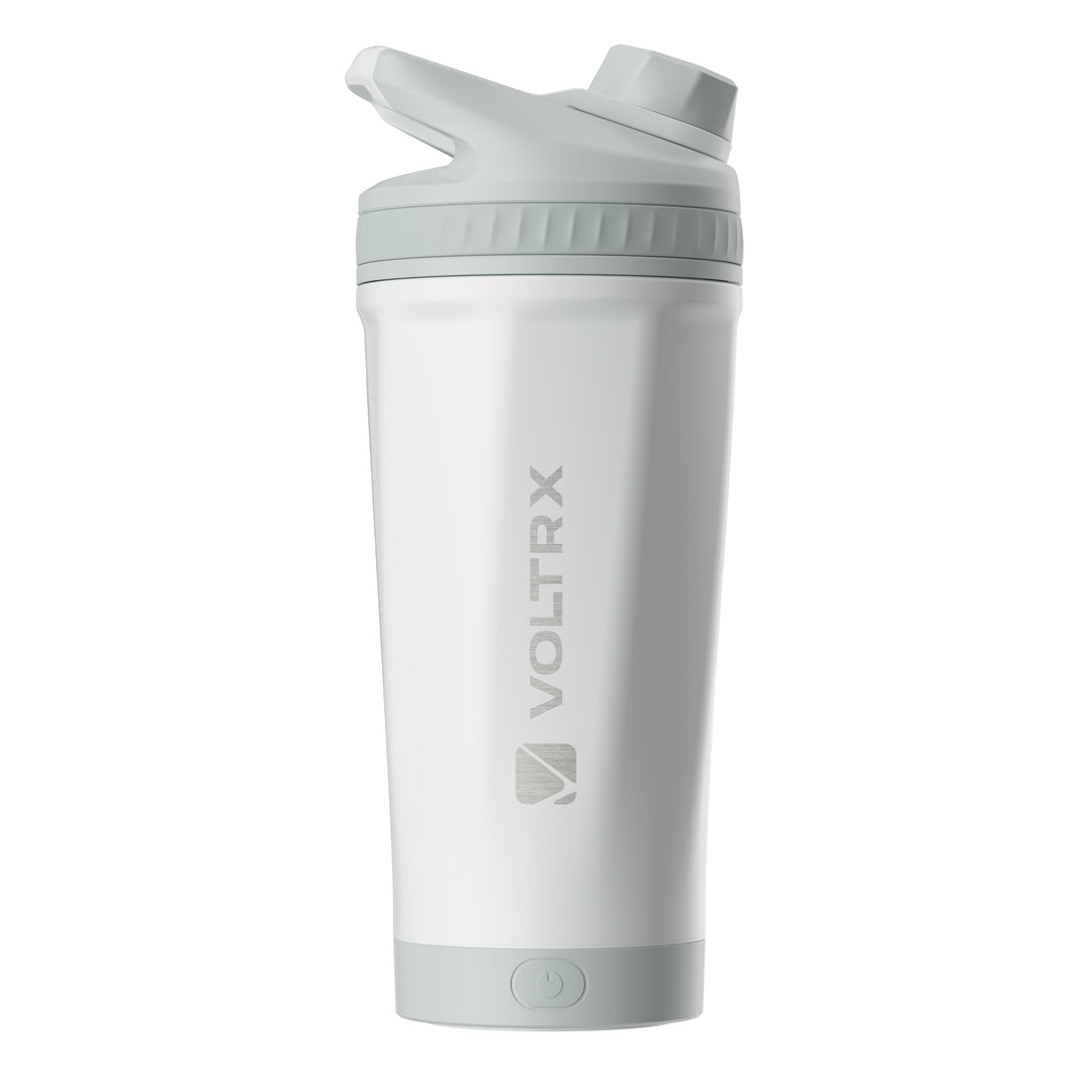 VOLTRX ChillMix Shaker Isoliertem Edelstahl - USB-C Aufladbarer Elektrischer Proteinshake-Mixer, Sha
