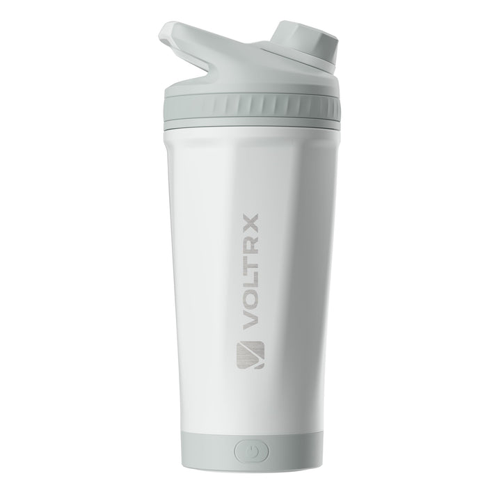 VOLTRX ChillMix Shaker Isoliertem Edelstahl - USB-C Aufladbarer Elektrischer Proteinshake-Mixer, Sha