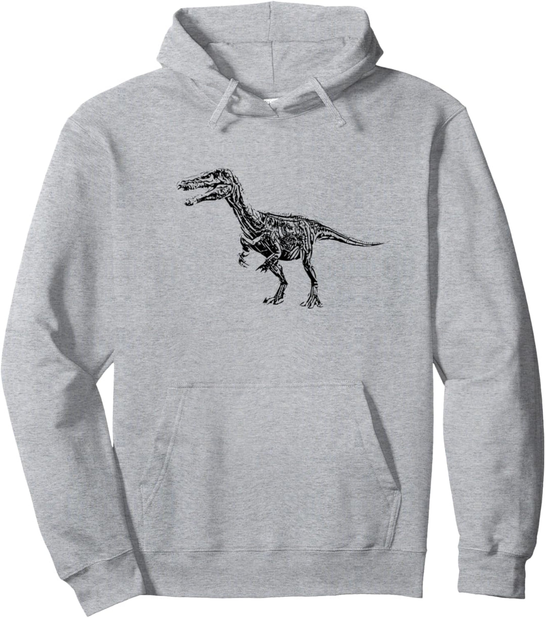 Baryonyx Dinosaurier Motiv Dino Saurier Urzeit Zähne Pullover Hoodie