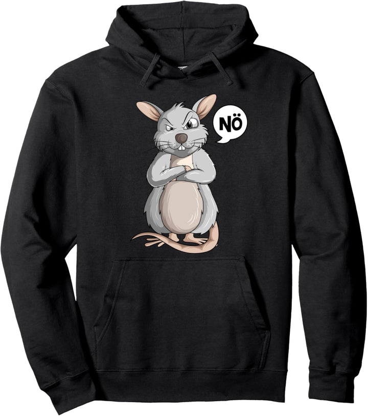 Ratten Nö Hausratten Ratte Kinder Mädchen Jungen Damen Pullover Hoodie