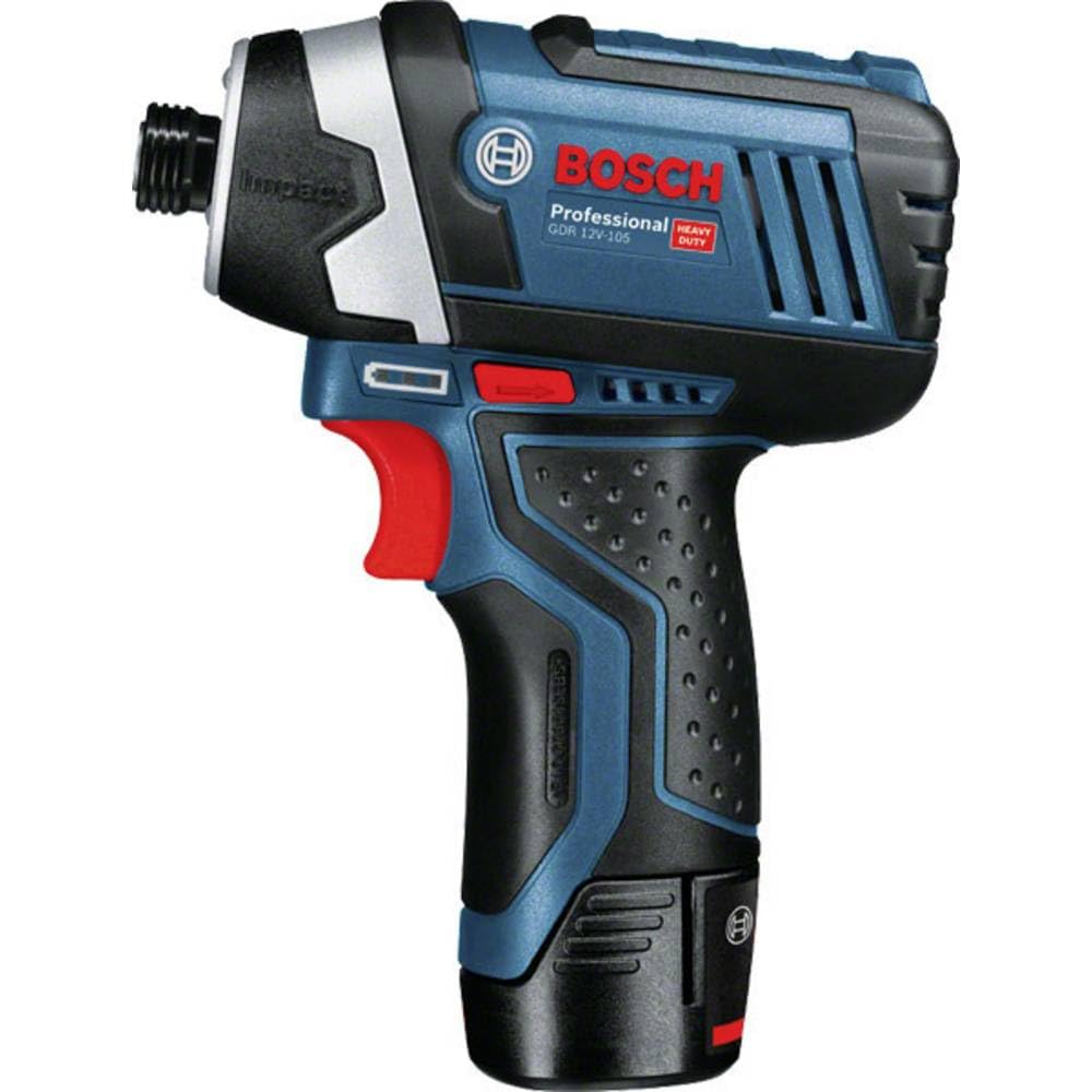 Bosch Professional 12V System Akku Drehschlagschrauber GDR 12V-105 (max. Drehmoment 105 Nm, ohne Akk