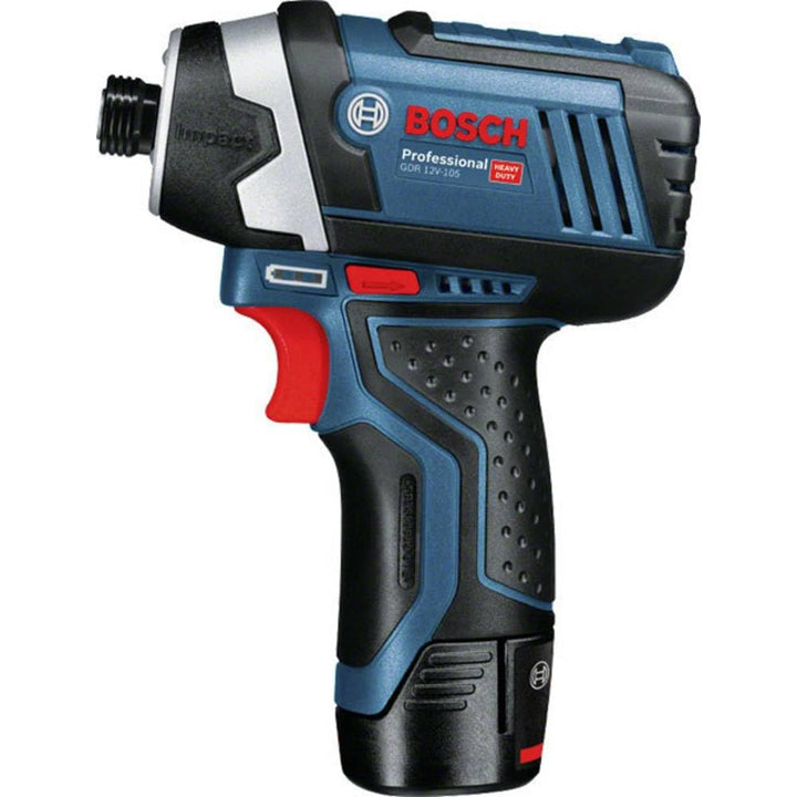 Bosch Professional 12V System Akku Drehschlagschrauber GDR 12V-105 (max. Drehmoment 105 Nm, ohne Akk