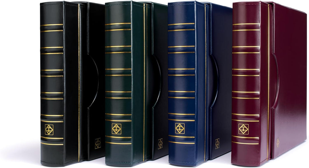 Leuchtturm 300787 Münzalbum Grande - Ringbinder zum Selbstgestalten im Classic-Design - inklusive Sc