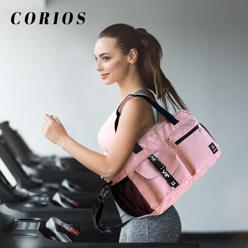 CORIOS Gross Sporttasche für Herren/Damen Reisetaschen Duffle Bag Oxford Schwimmtasche Fitnesstasche