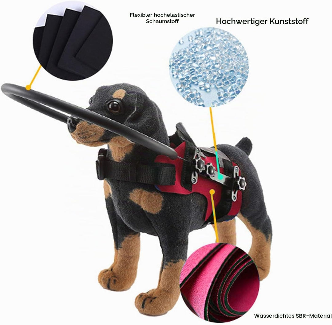 Blindenhundegeschirr, einfach zu befestigender, Einstellbarer Blindenhund-Stossstangenschutz, schaff