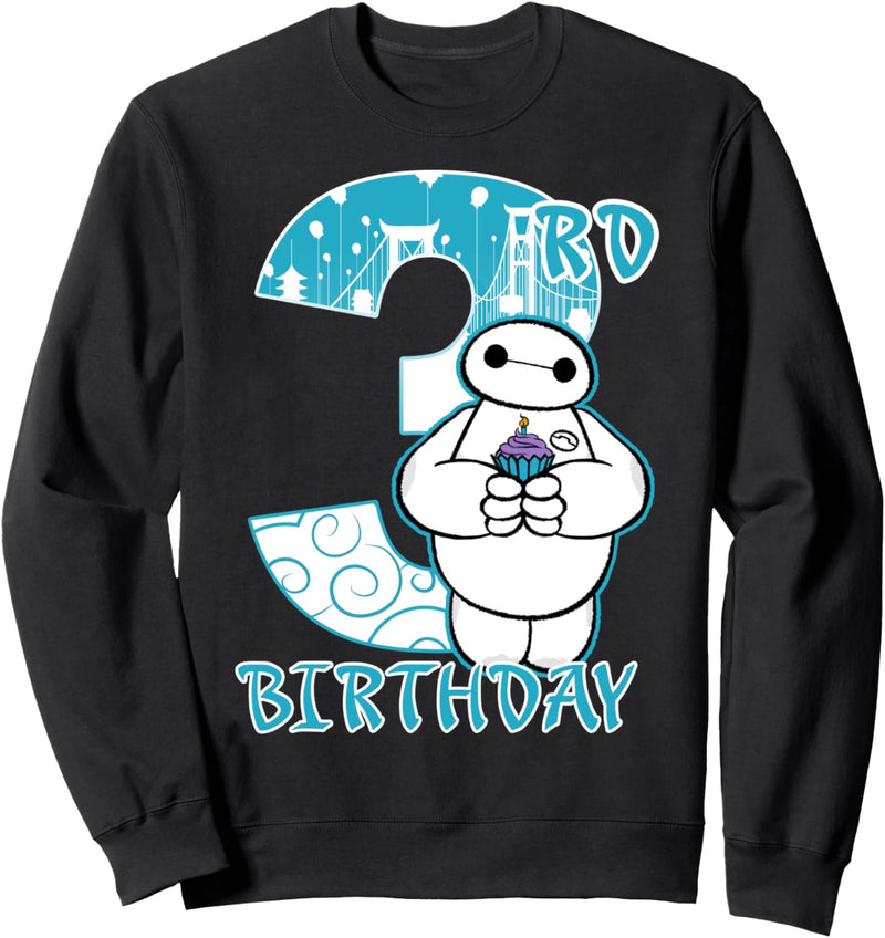 Disney Big Hero 6 Baymax 3rd Birthday Portrait Sweatshirt