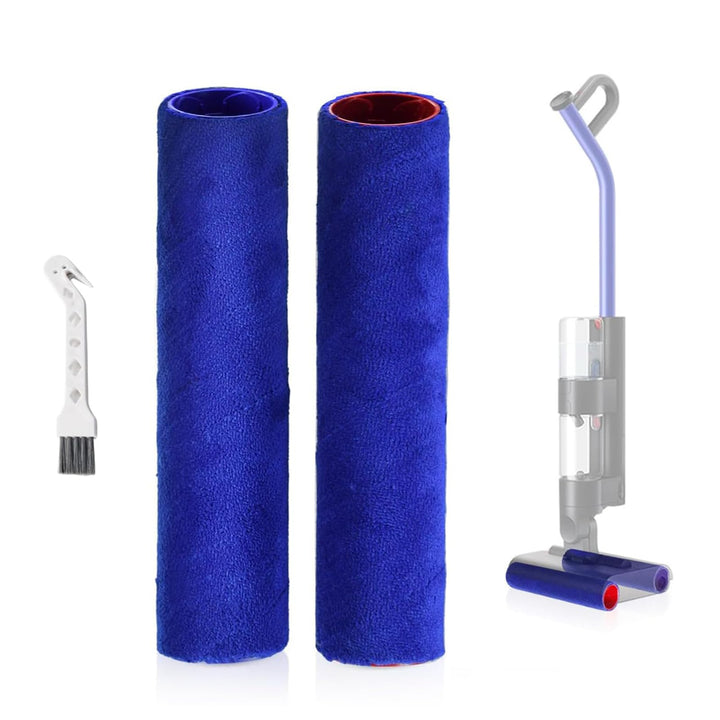 Ersatzrollen Bürsten für Dyson Wash G1, 2 Stück Ersatzrollen Bürstenstreifen Walzen für Dyson Wash G