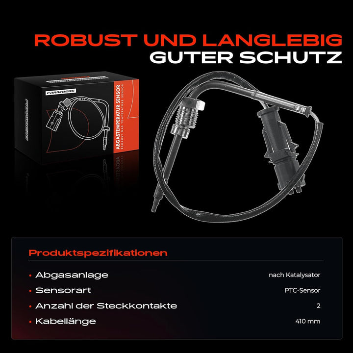 Abgastemperatursensor nach Katalysator für Ducato Bus Kasten Pritsche/Fahrgestell 250 2.0L 2.3L 2014