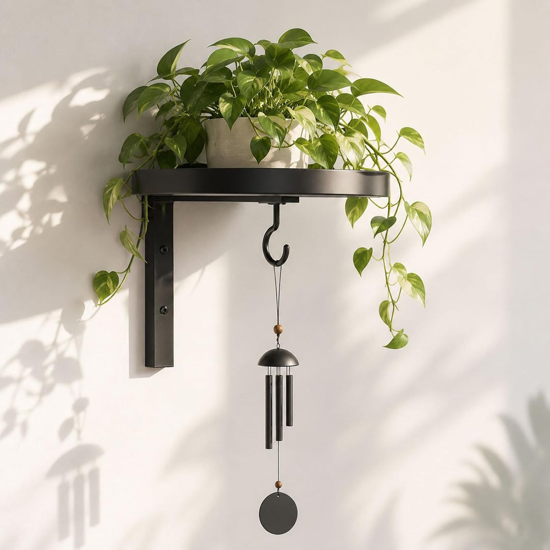 Pflanzenständer, 2er-Set Blumentopf Wandmontage, Pflanzenhalter Wand für drinnen und draussen, hohes