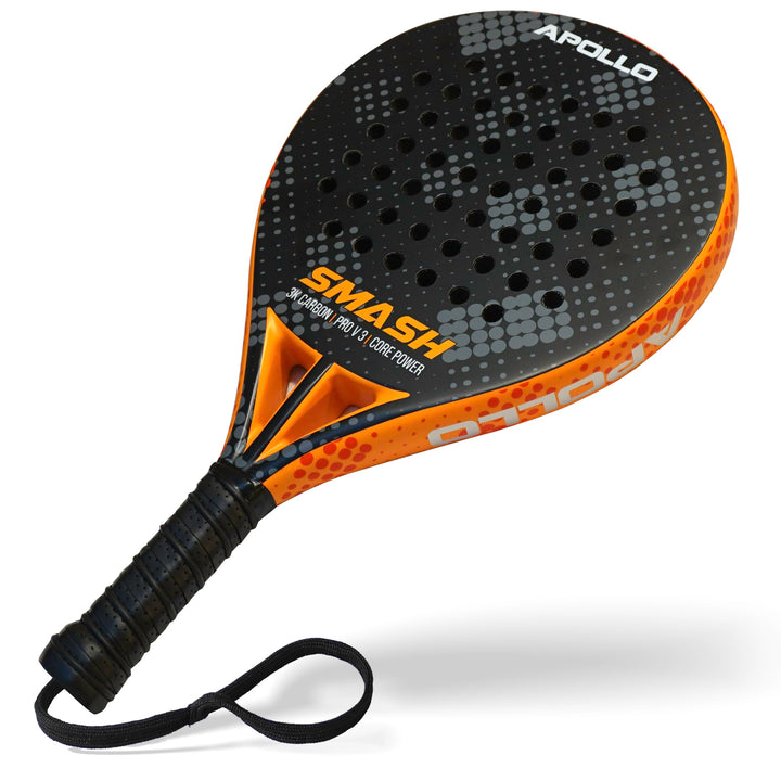 Apollo Padelschläger - Kohlefaser Schläger für Damen und Herren, Anfänger & Fortgeschrittene, leicht
