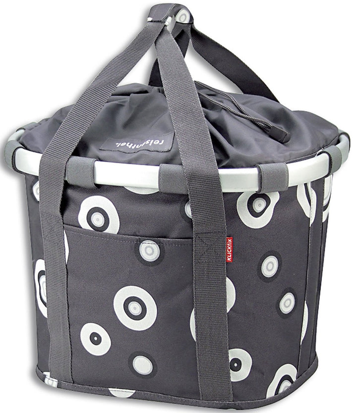 KLICKfix Unisex Fahrradtasche, Bubble Anthracite