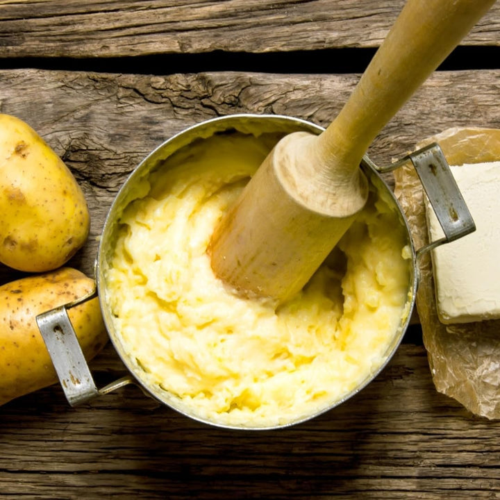 HOFMEISTER® Kartoffel-Stampfer, 30 cm, für Kartoffeln, Gemüse, Obst & Sauerkraut, hitzebeständig, an
