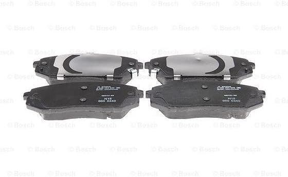 Bosch BP1480 Bremsbeläge - Vorderachse - ECE-R90 Zertifizierung - vier Bremsbeläge pro Set Einzelbet