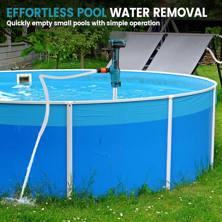Kabellose Stick-Wassertransferpumpe, kompatibel mit Makita 18 V Akku, 16000 U/min, tragbare Tauchpum