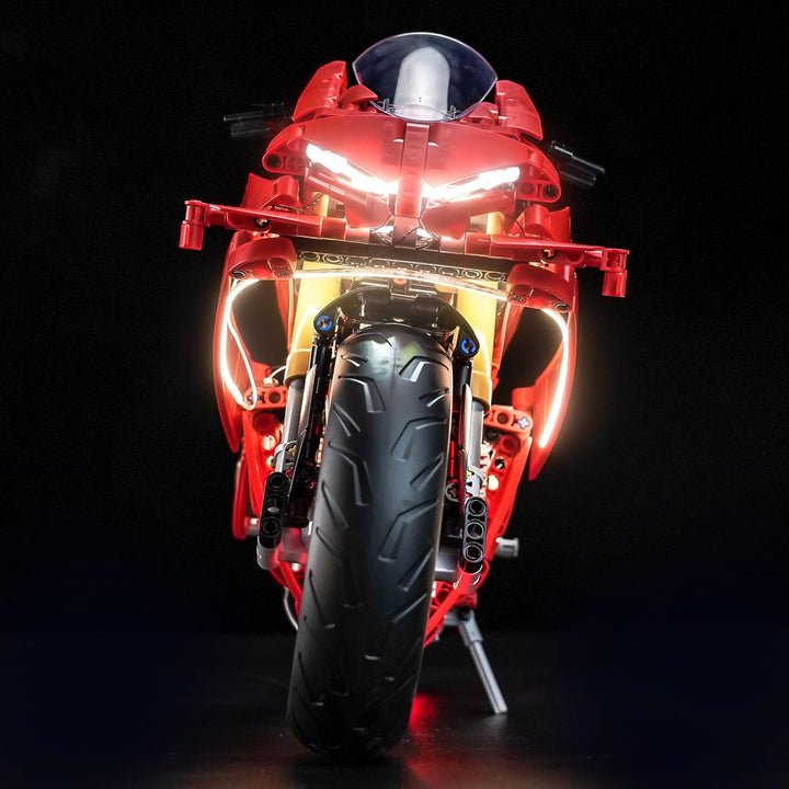 BrickBling Led Licht Set Kompatibel mit Lego Ducati Panigale V4 S Motorcycle 42202 (Kein Modell), De