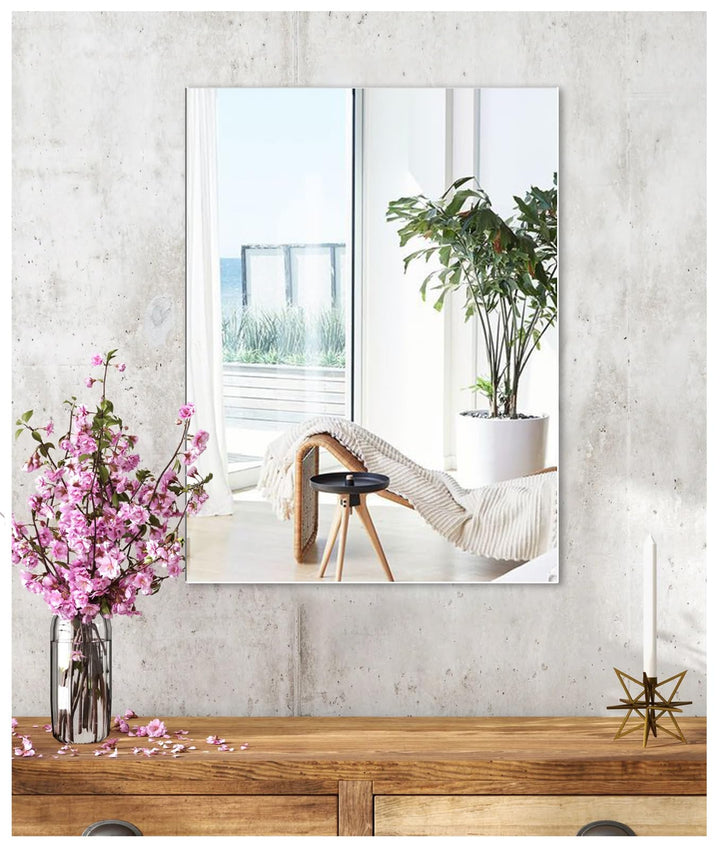 JMITHA Wandspiegel Asymmetrisch Spiegel Asymmetrisch Wandspiegel Selbstklebend Asymmetrischer Spiege