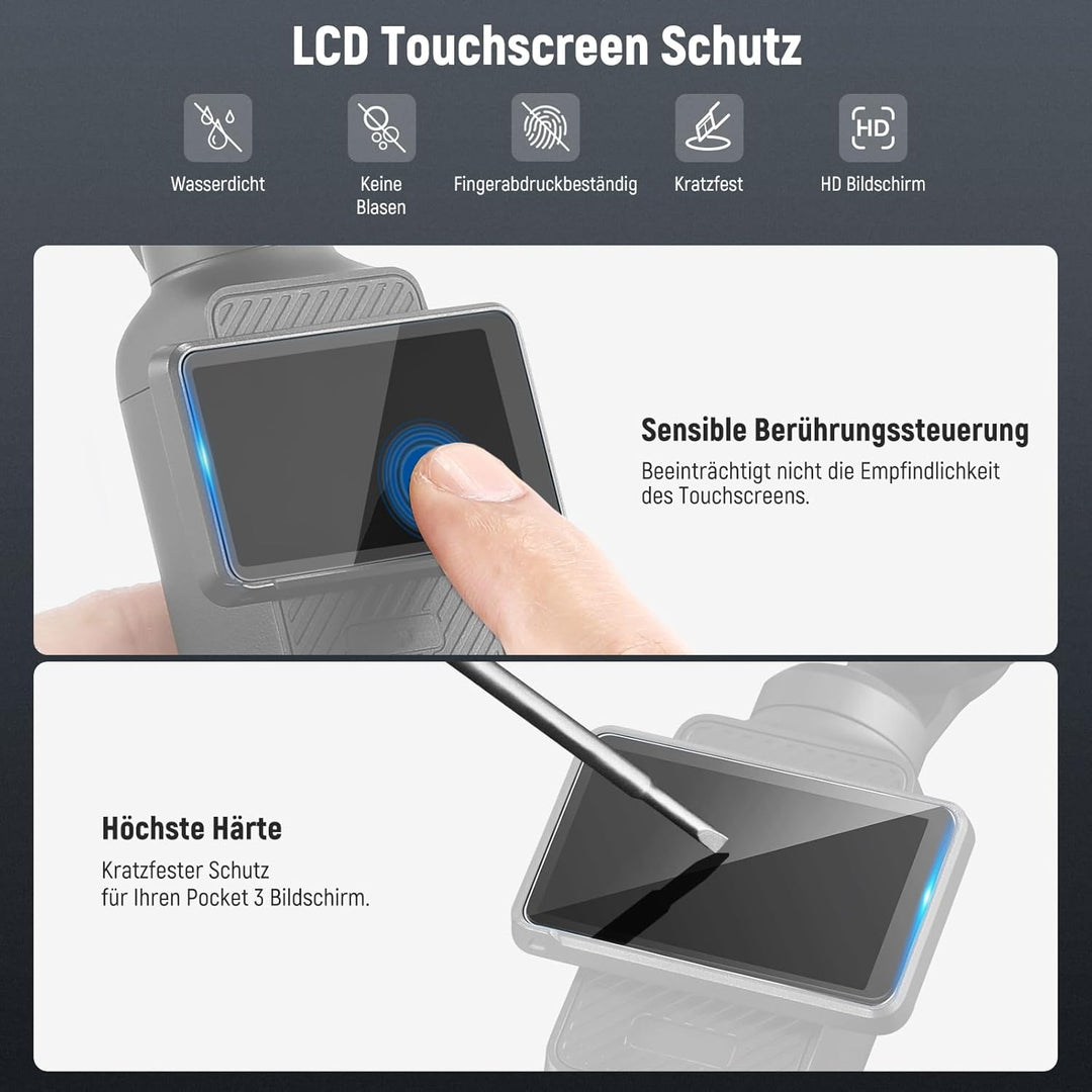 NEEWER ND64-512 Variabler ND Filter Kompat mit DJI Osmo Pocket 3, Magnetisch Filter mit 6-9 begrenzt