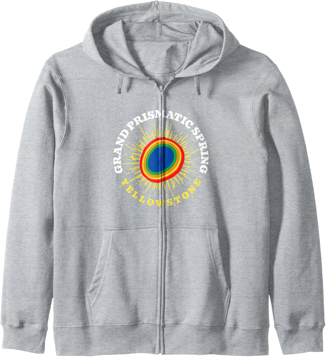 Grand Prismatic Spring Yellowstone National Park Minimalist Kapuzenjacke