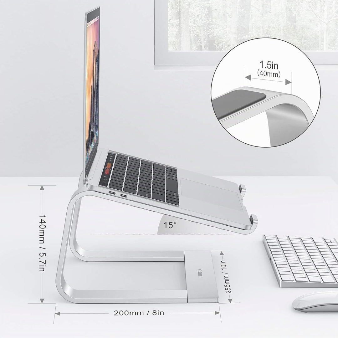 OMOTON Laptop Ständer, Notebook Ständer mit Belüftung, Universal PC Riser Ergonomisch Laptop Halteru