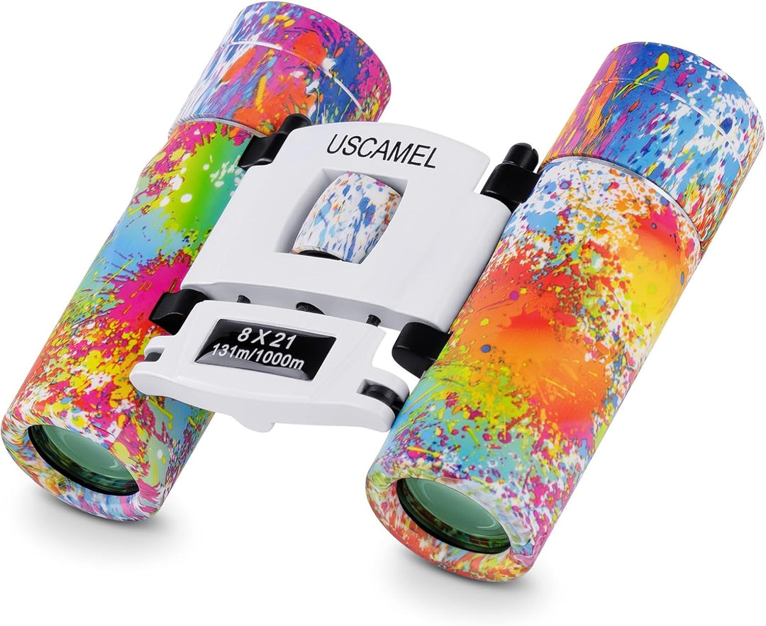 USCAMEL Fernglas Für Kinder, Hochwertig Klein Fernglas Erwachsene, Wasserdichtes Kompakt Mini Ferngl
