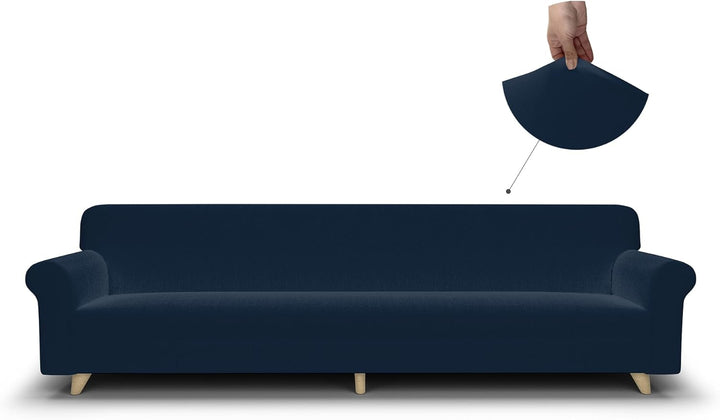 Italian Bed Linen Sofa-Schonbezug “Più Bello”, Dunkelblau, 4 PLÄTZE 4 PLÄTZE Dunkelblau, 4 PLÄTZE Du