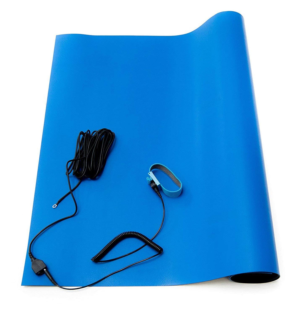ESD Antistatik-Matte, YUANJ Professionelle Antistatische Arbeitsmatte, Gummimatte mit Erdungskabel u