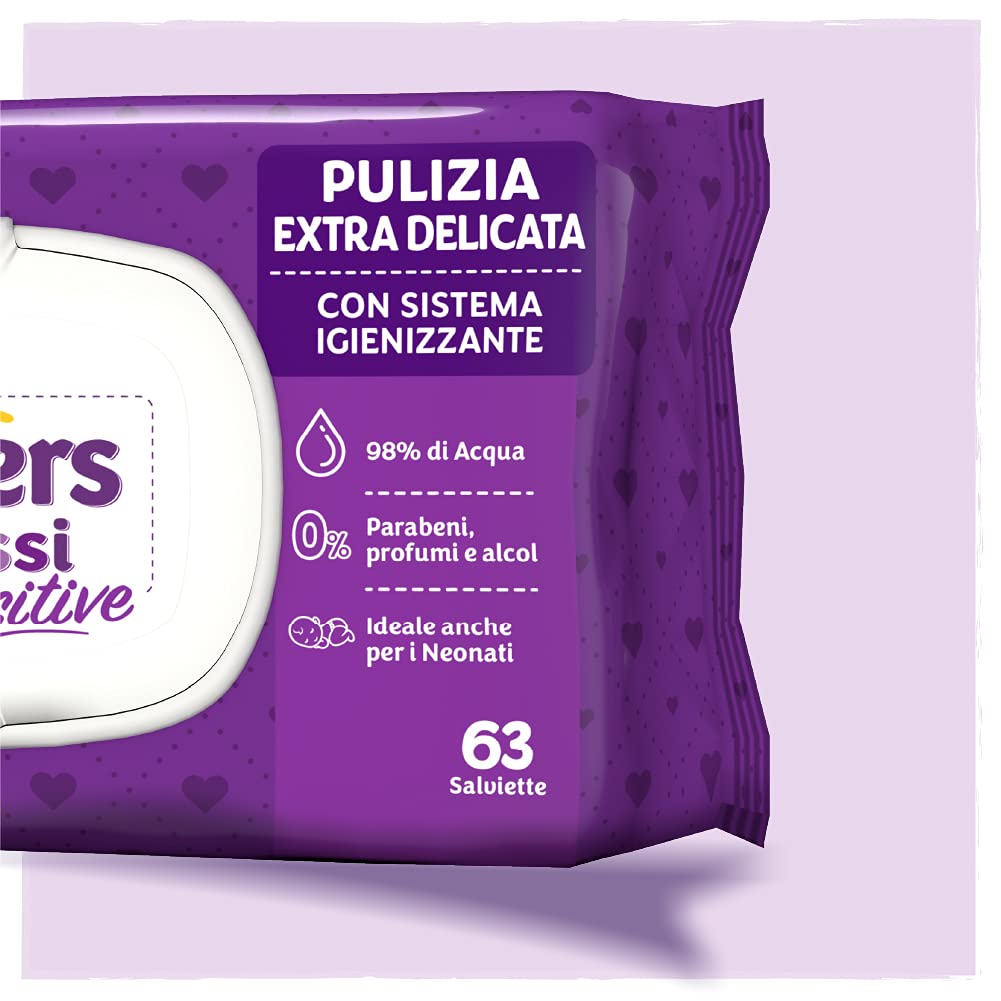 Pampers Progressi Baby-Wischtücher, 756 Einheiten (12 Packungen) – ideal für Babys empfindliche Haut