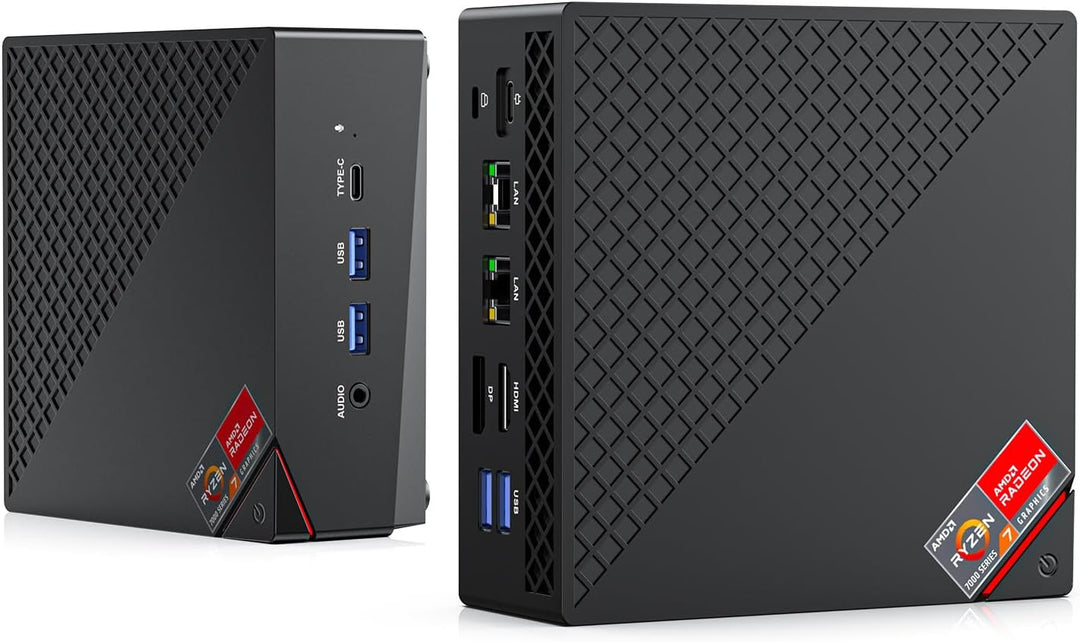 ACEMAGICIAN AM06Pro Mini PC, AMD Ryzen 7 5825U (8C/16T, bis zu 4.5Ghz),16GB DDR4 512GB M.2 SSD W11 P