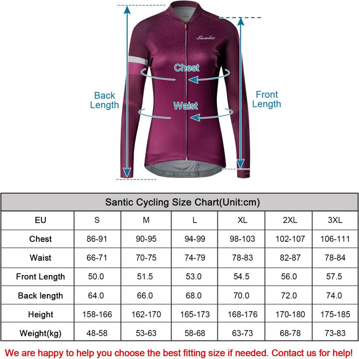 Santic Radtrikot Damen Kurz Fahrradtrikot Damen Fahrrad Shirt M Violett, M Violett