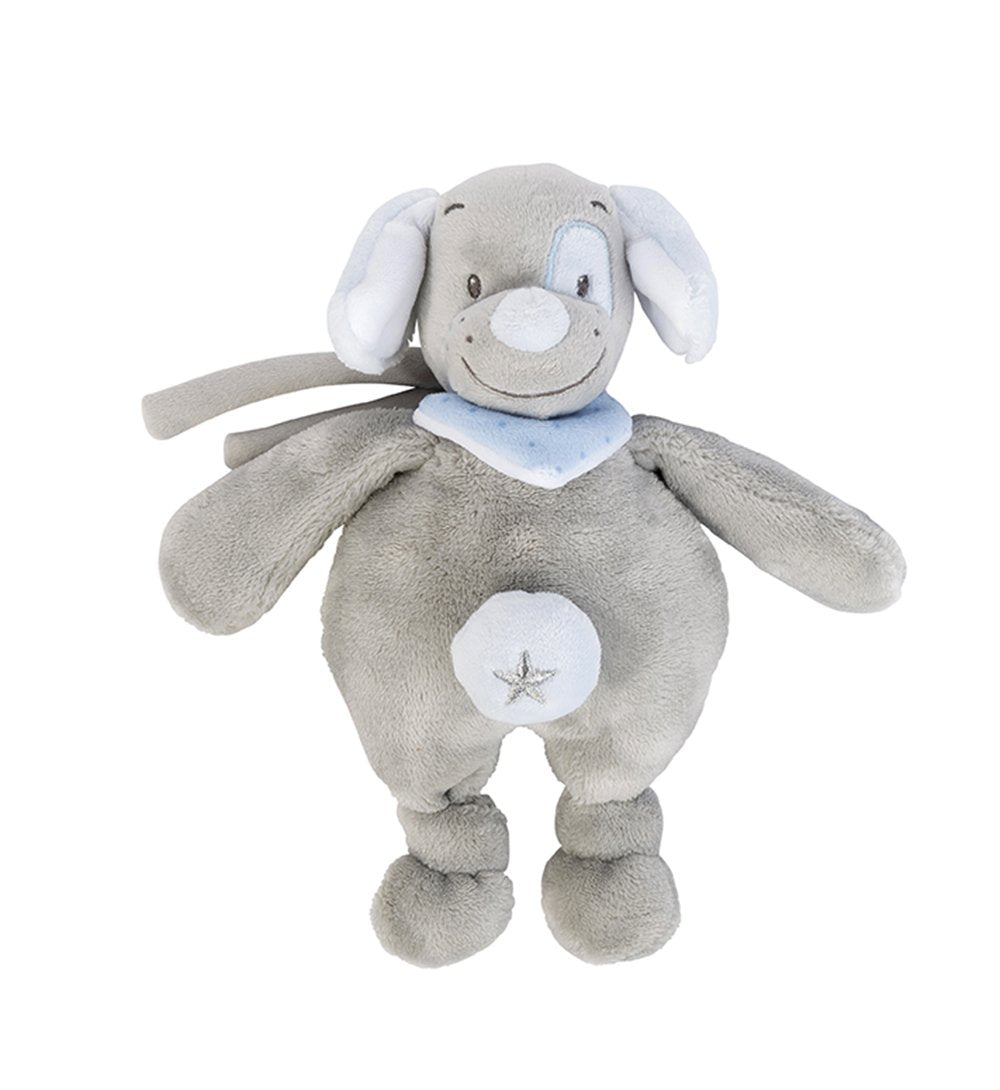Nattou Mini Spieluhr, Jungen, 20 cm, blau - Toby der Hund