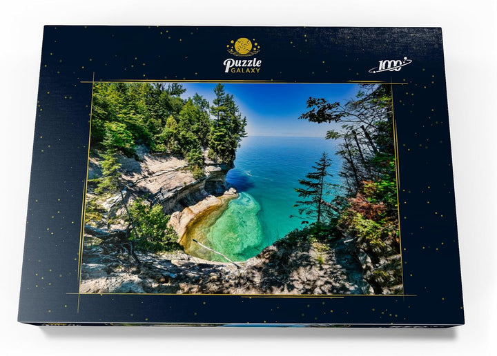 Der überragende Blick auf den Lake Superior in Michigan auf der oberen Halbinsel - Premium 1000 Teil