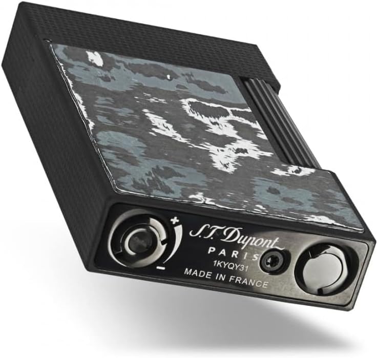 ST Dupont Ligne 2 Carbon Feuerzeug Dark Storm