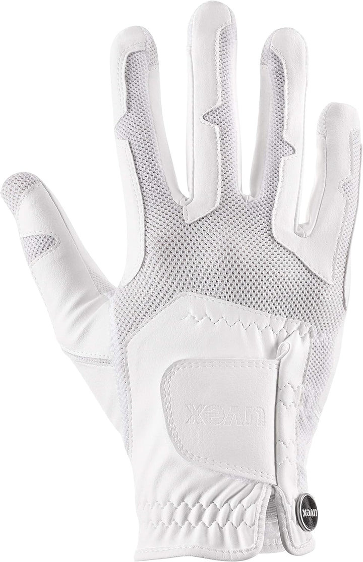 Uvex Unisex – Erwachsene Ventraxion Reithandschuhe 5-6 Weiss, 5-6 Weiss