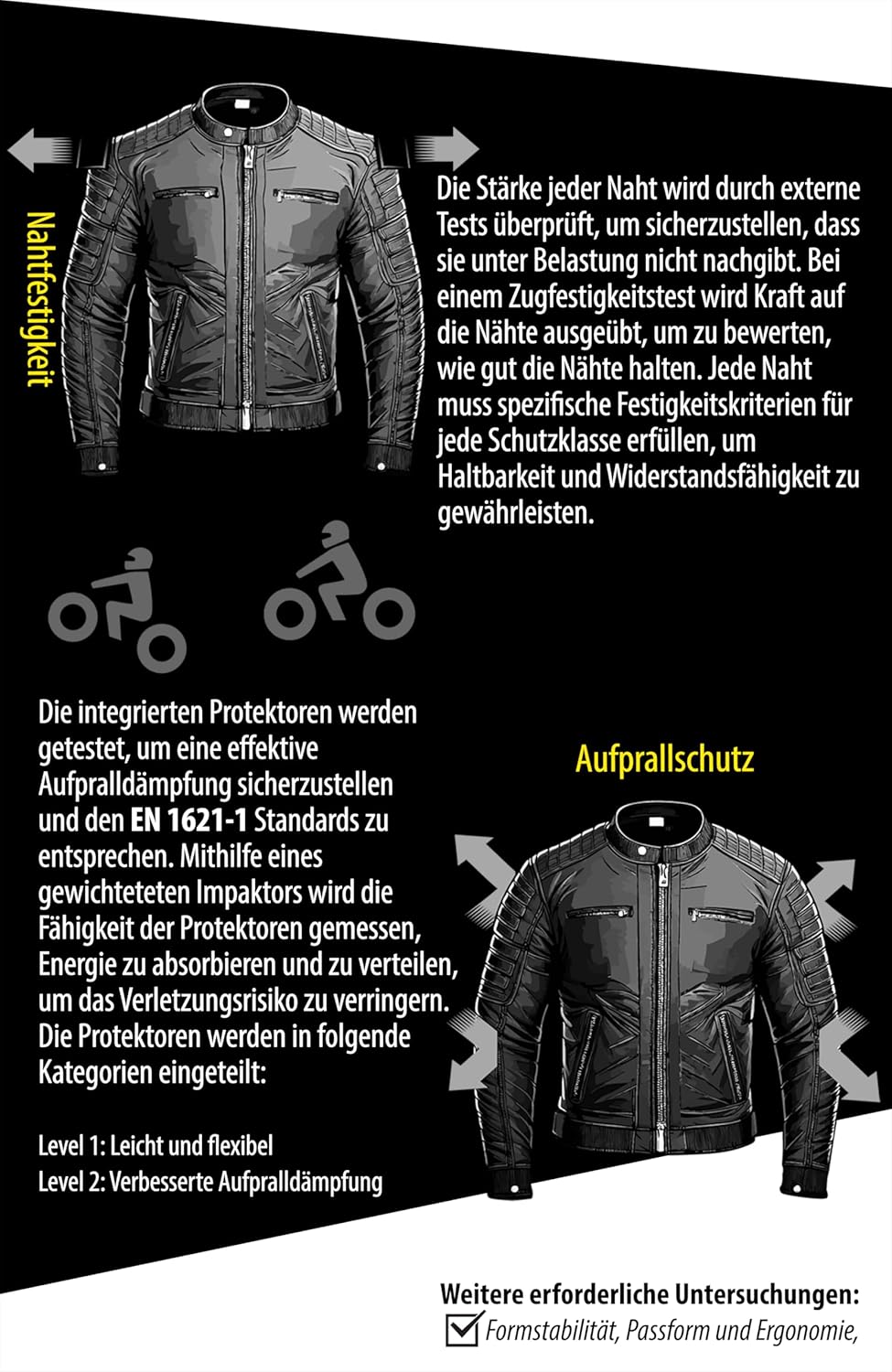 TEXPEED Motorrad lederjacke herren mit protektoren - Marlon Brando Retro Chopper Rockerjacke - Mit O
