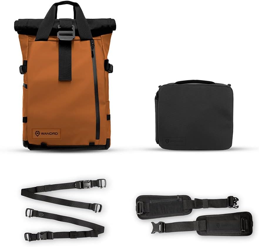 WANDRD All-New PRVKE Fotografie-Reise-Rucksack und Fotografie-Pack Orange wenig, Orange wenig