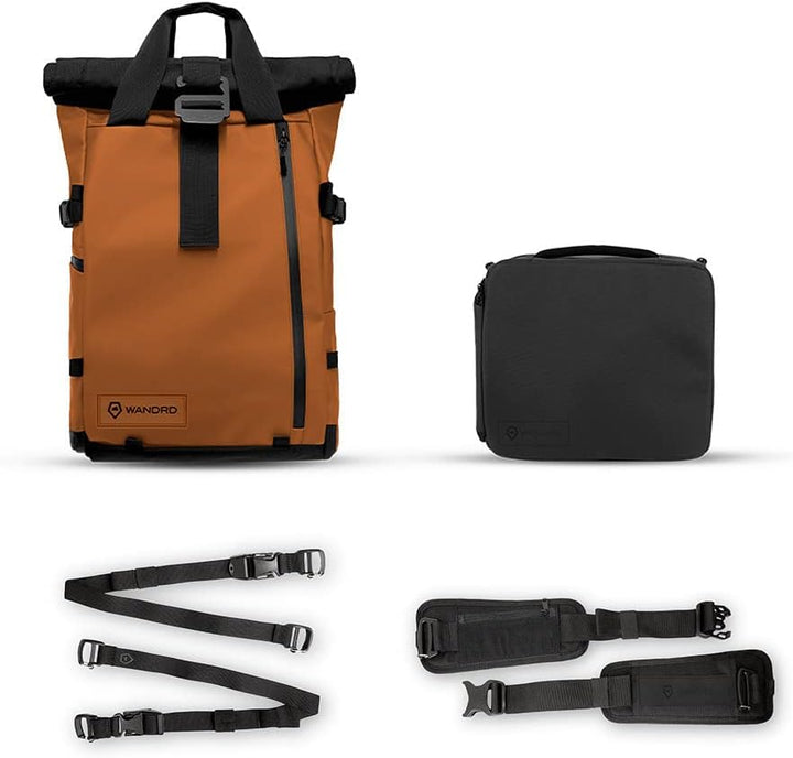 WANDRD All-New PRVKE Fotografie-Reise-Rucksack und Fotografie-Pack Orange wenig, Orange wenig