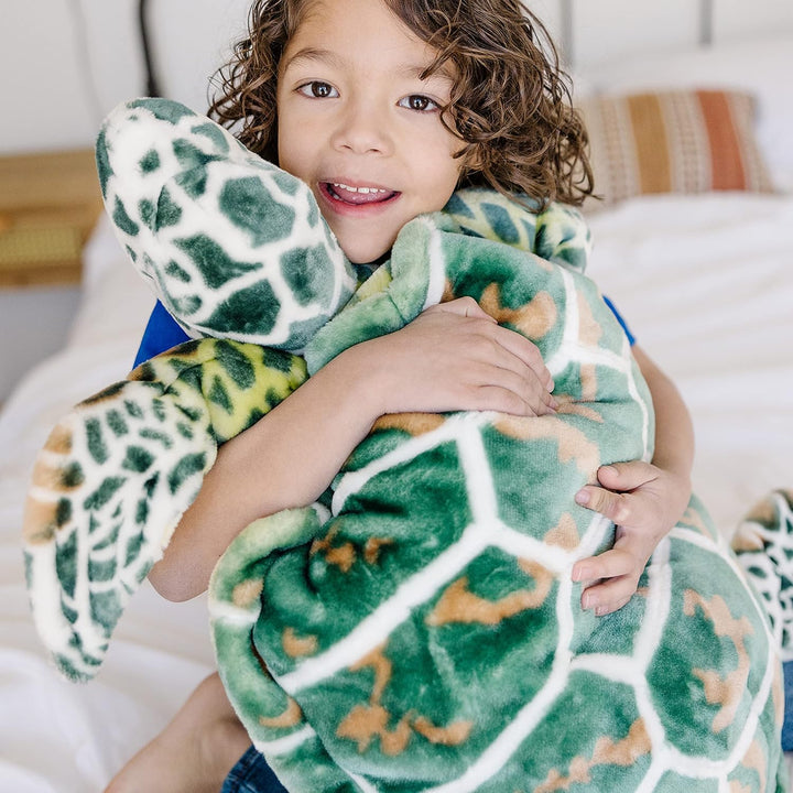 Melissa & Doug Sea Turtle - Plush | Soft Toy | Animal | All Ages | Gift for Boy or Girl, Sea Turtle