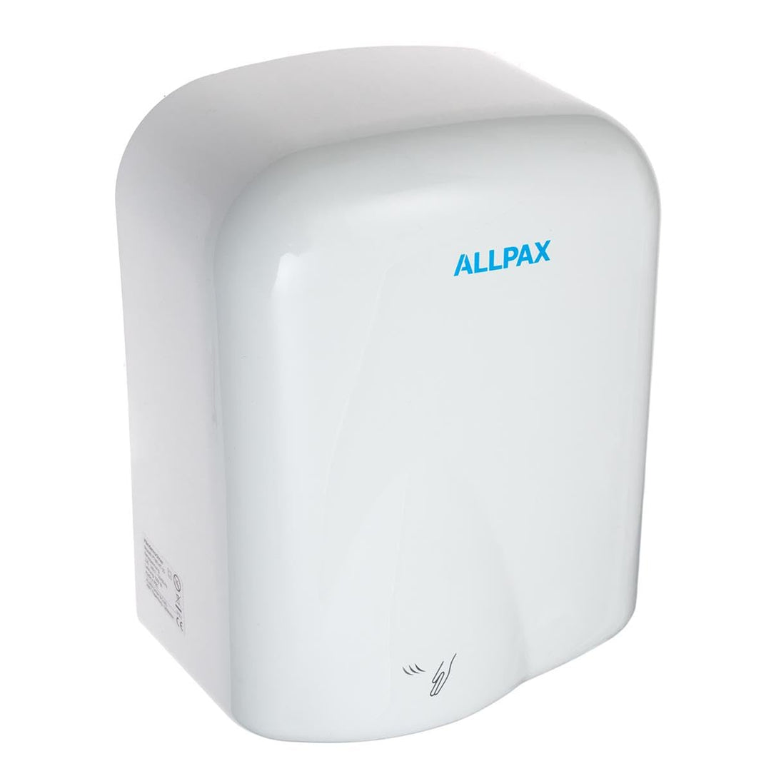 Allpax Händetrockner CITOMAT HT 35, Elektronischer Handtrockner zur Wandmontage, Weiss, Umweltschone