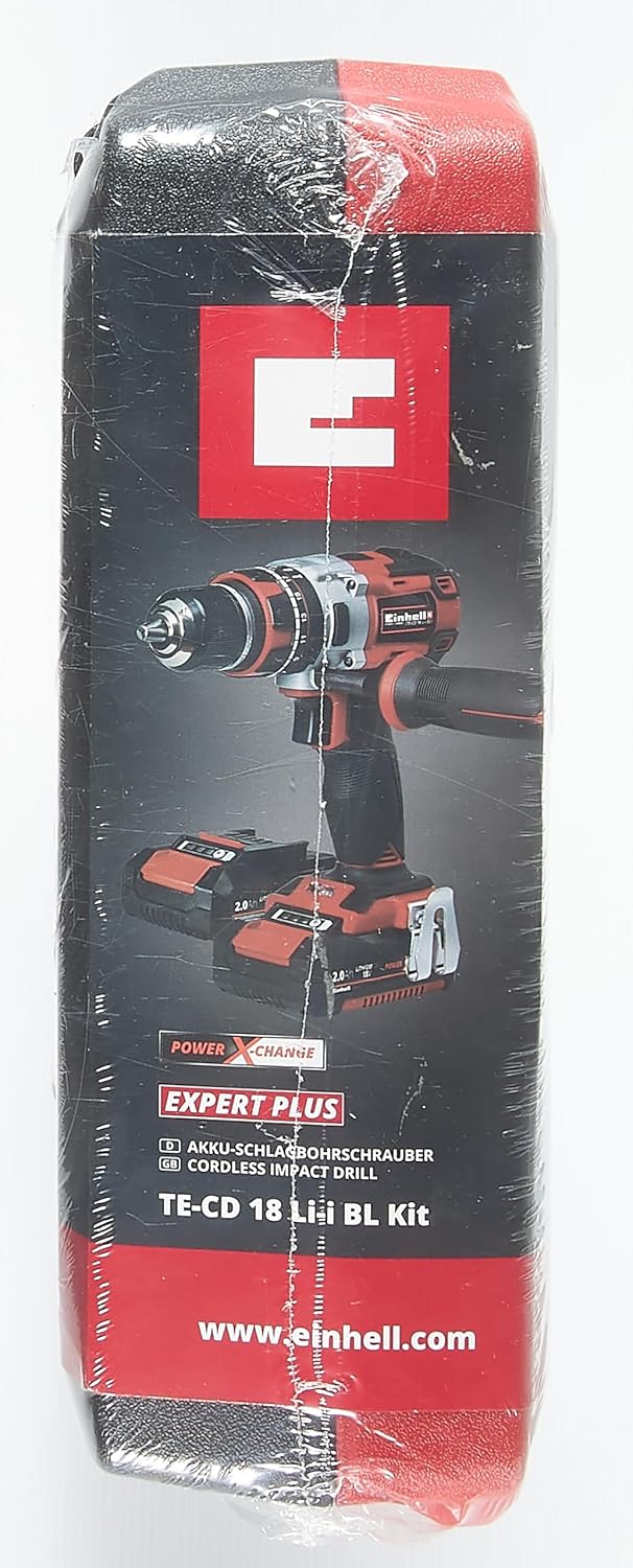 Einhell Akkuschrauber TE-CD 18 Li-i Brushless Power X-Change ( Li-Ion, 18 V, 2 Gang, mit Schlagfunkt