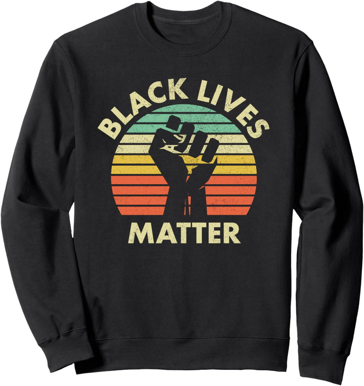Black Lives Matter – Retro-Stil Sweatshirt