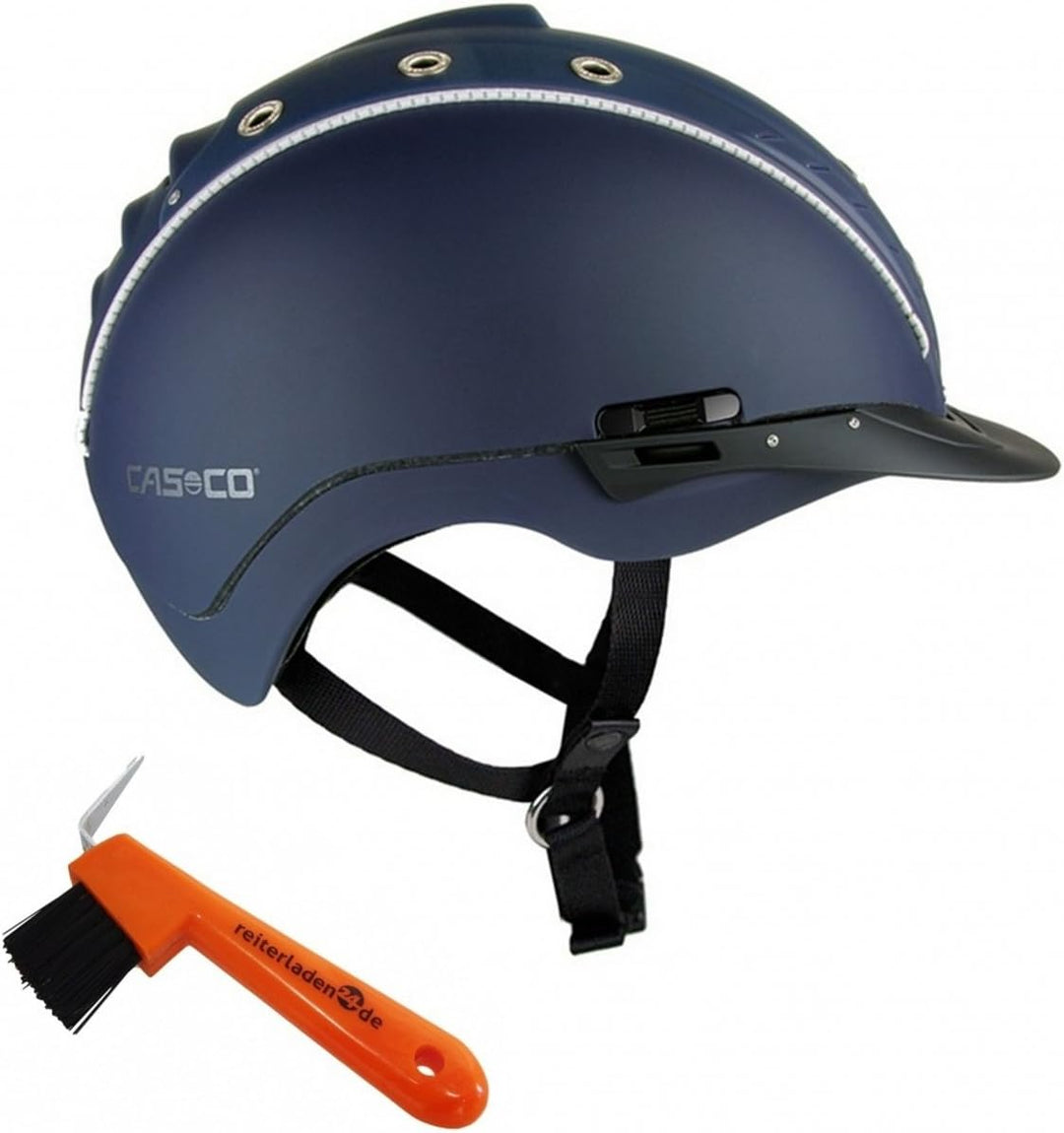 Casco Reithelm Mistrall-2 + Hufkratzer Reiterladen24 marine XS-S (50-54cm), marine XS-S (50-54cm)
