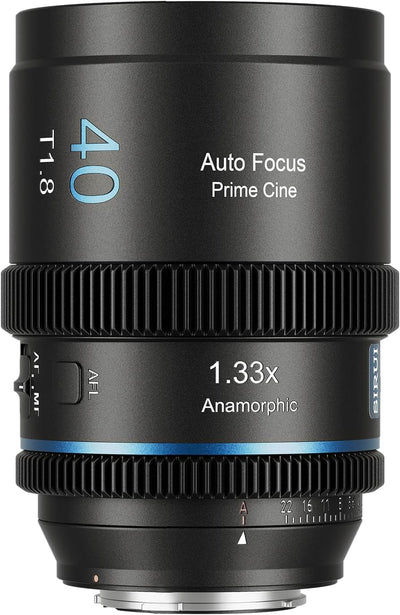 SIRUI 40mm T1.8 1.33X Anamorphotische Linse, S35 Autofokus Objektiv für E-Mount Kameras, A6500, A670